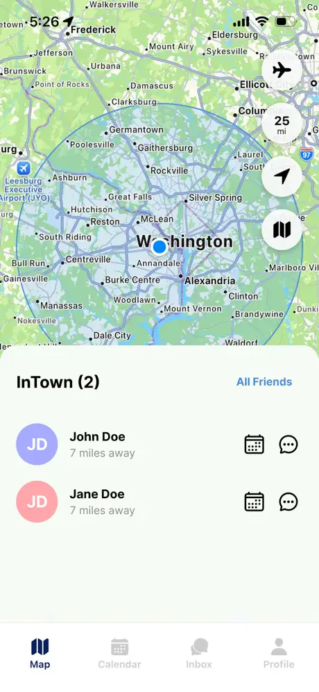InTown app